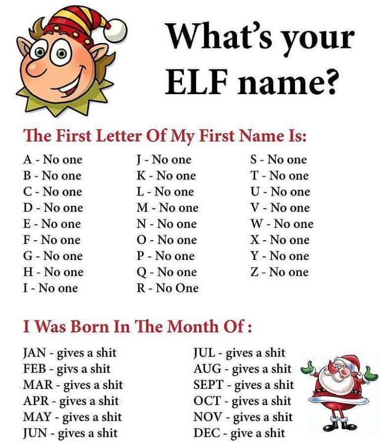 my elf name